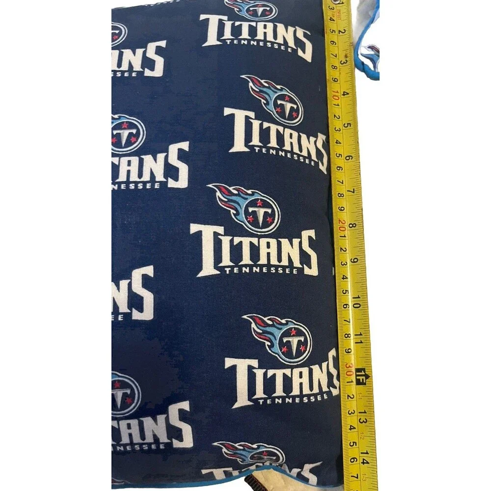 Titans NFL Blue Pillows Set Of Decorative Super Bowl Soft Light Use Football